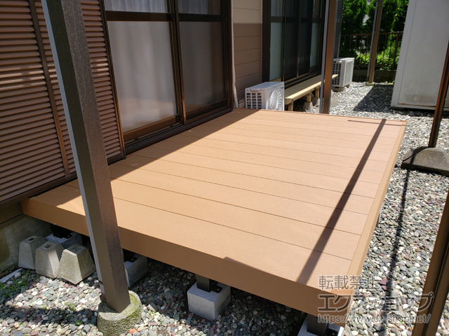 神奈川県横須賀市ののウッドデッキ マージウッドデッキ 施工例