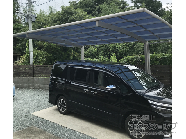熊本県上益城郡甲佐町ののカーポート レイナポートグラン　積雪〜20cm対応 施工例