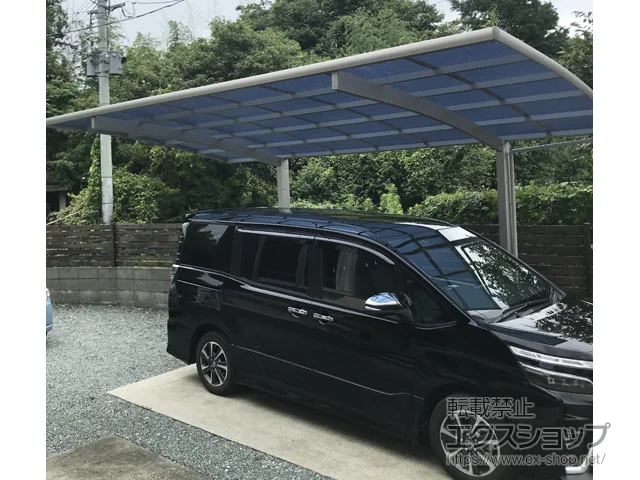 熊本県上益城郡甲佐町のYKKAPのカーポート レイナポートグラン　積雪～20cm対応 施工例