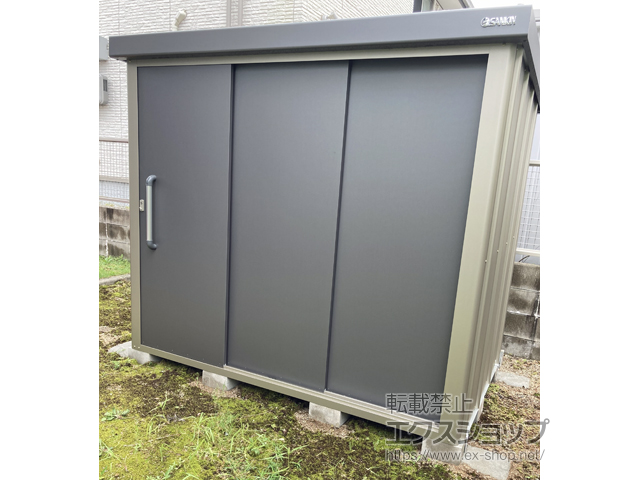 熊本県菊池郡大津町のの物置・屋外倉庫 エスケーエイト SK8-100 一般型 2200×1600×1940 SK8-100-GK 施工例