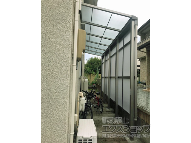 宮城県仙台市ののストックヤード スピーネストックヤードF型 パネルタイプ スクリーン仕様 積雪〜20cm対応 施工例