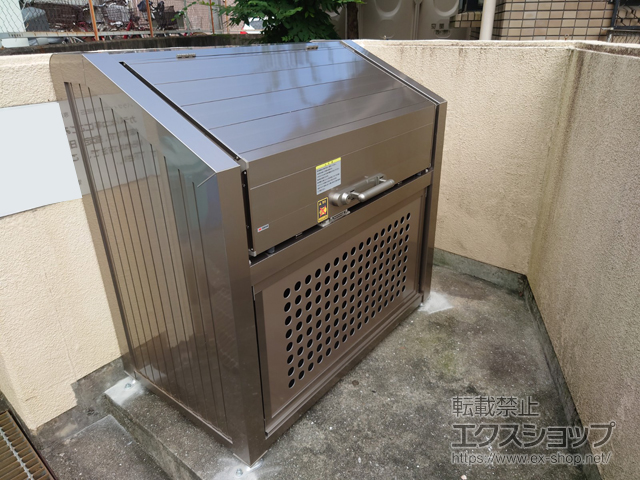 大阪府池田市ののゴミステーション ゴミストッカー PS型 GPSN-1212-07SC 施工例