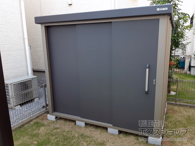 埼玉県さいたま市のの物置・屋外倉庫 エスケーエイト SK8-100 一般型 2200×1600×1940 SK8-100-GK 施工例