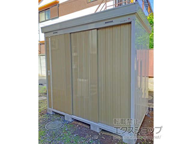 東京都世田谷区のの物置・屋外倉庫 ネクスタ 一般型 2210×1370×2020（NXN-30S） NXN-30S-MB 施工例