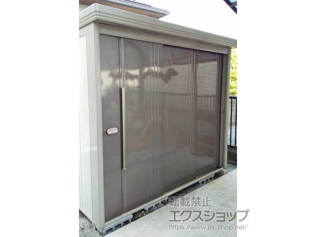 神奈川県伊勢原市のの物置・屋外倉庫 Mr.ストックマンダンディ 一般型 2348×1590×2110 ND-2315-B 施工例