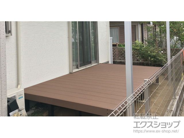 大阪府箕面市ののウッドデッキ リウッドデッキ 200 施工例