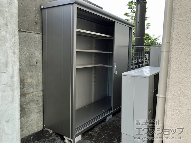 東京都府中市のの物置・屋外倉庫 エスモ 一般型 2100×650×1959 ESE-2106A-SS 施工例