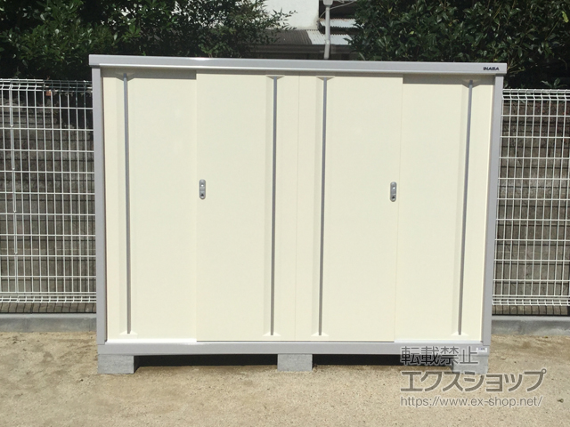 高知県四万十市のの物置・屋外倉庫 シンプリー 一般型 2160×755×1603 MJX-217D-P-FW 施工例