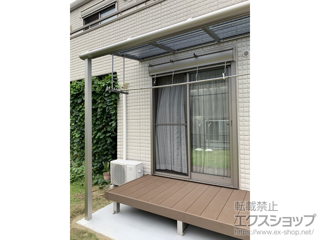 愛知県豊田市ののウッドデッキ リウッドデッキ200 施工例