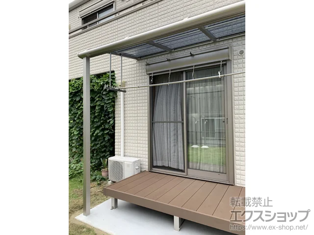 愛知県豊田市のYKKAPのウッドデッキ リウッドデッキ200 施工例