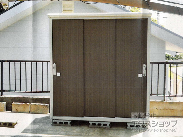 山口県宇部市のの物置・屋外倉庫 エスモ 一般型 1797×750×1959（ESE-1807A） 施工例