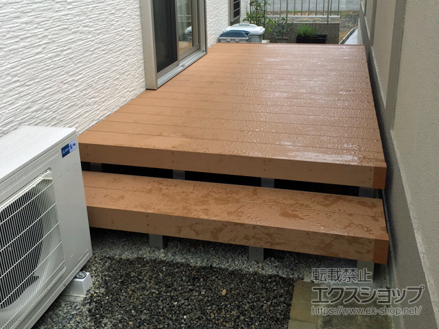 滋賀県大津市ののウッドデッキ リウッドデッキ 200 施工例