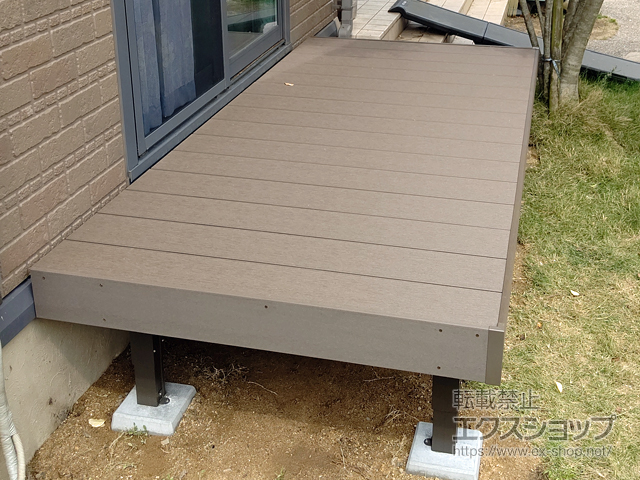 香川県高松市ののウッドデッキ 樹ら楽ステージ 施工例