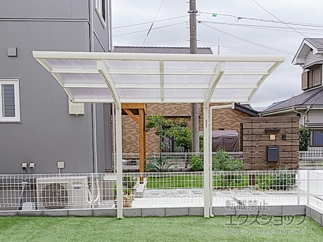 埼玉県川越市ののサイクルポート・駐輪場 レイナポートグランミニ 積雪〜20cm対応 施工例