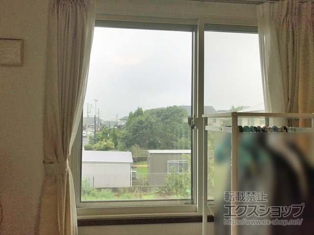 茨城県鹿嶋市のの二重窓（内窓） インプラス ダストバリア仕様 引違い窓 2枚建 施工例