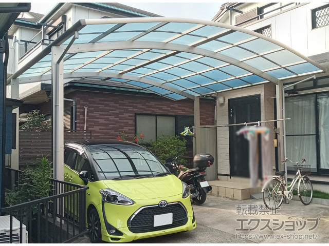 千葉県鎌ケ谷市ののカーポート レイナツインポートグラン　積雪〜20cm対応 施工例