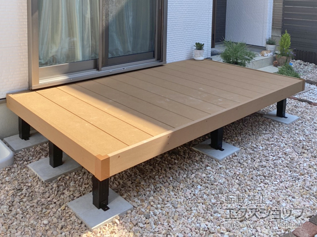 福岡県福岡市ののウッドデッキ マージウッドデッキ 施工例