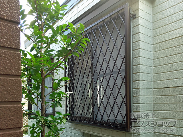 埼玉県新座市のの面格子・窓格子 ラチス面格子2LA 施工例