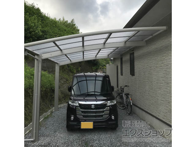 兵庫県三木市ののカーポート レイナポートグラン　積雪〜20cm対応 施工例