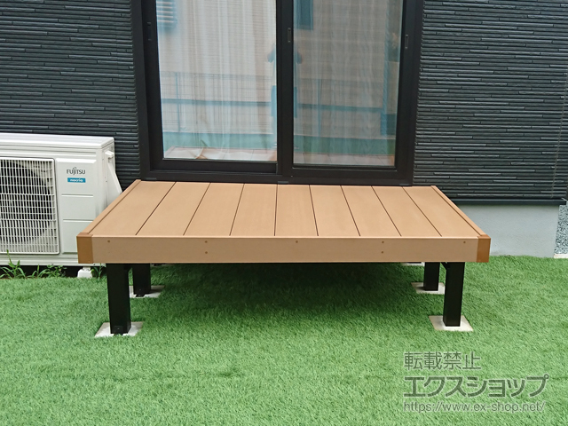 宮城県名取市ののウッドデッキ マージウッドデッキ 施工例