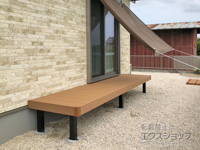 三重県四日市市ののウッドデッキ マージウッドデッキ 施工例