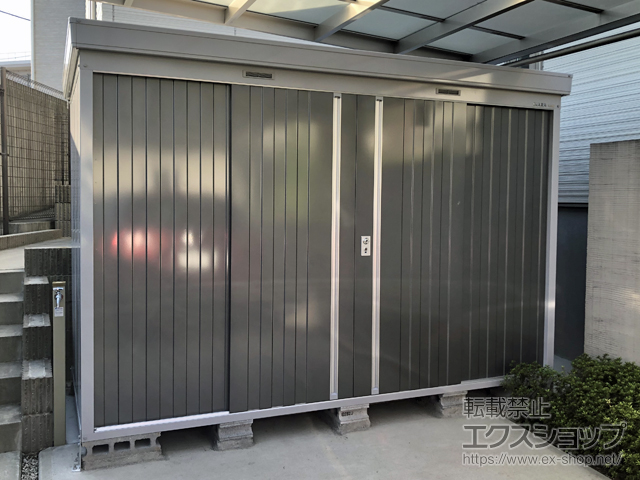 愛知県東海市のの物置・屋外倉庫 ネクスタ 一般型 3050×1370×2020 NXN-45S-ＰＧ 施工例