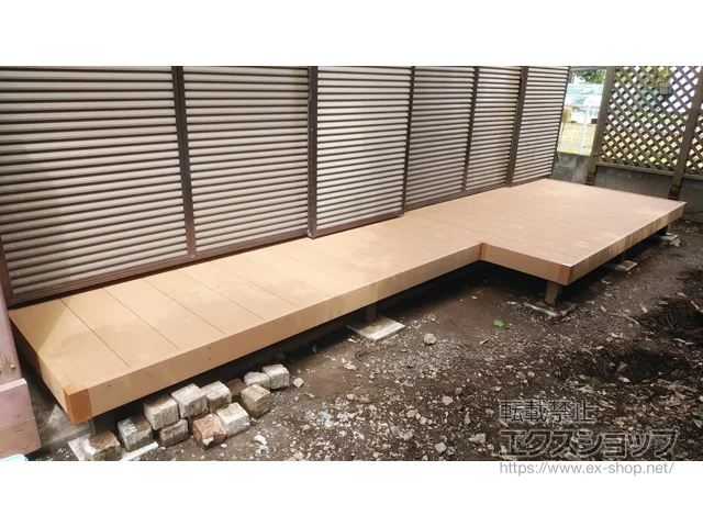 東京都立川市のYKKAPのウッドデッキ リウッドデッキ 200 施工例