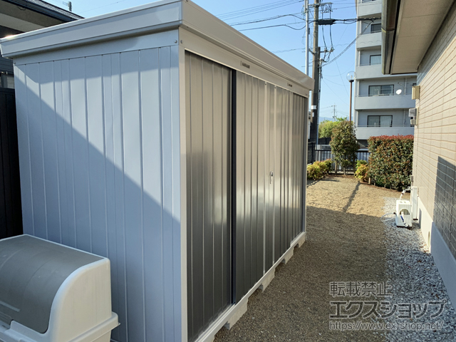 宮崎県児湯郡高鍋町のの物置・屋外倉庫 ネクスタ 一般型 3050×1370×2020（NXN-45S） NXN-45S-PG 施工例