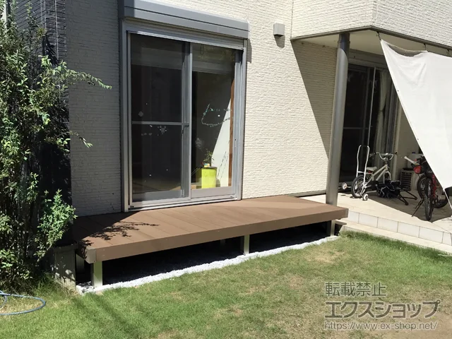 千葉県千葉市のYKKAPのウッドデッキ リウッドデッキ 200 施工例