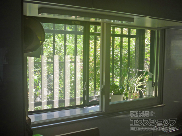 岐阜県関市のの二重窓（内窓） インプラス ダストバリア仕様 引違い窓 2枚建 施工例