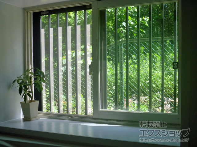 岐阜県関市のの二重窓（内窓） インプラス ダストバリア仕様 引違い窓 浴室仕様 ユニットバス納まり 2枚建 施工例