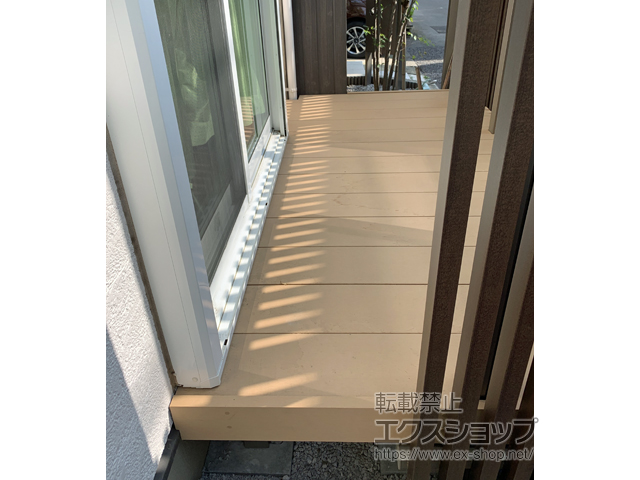 埼玉県朝霞市ののウッドデッキ リウッドデッキ 200 施工例