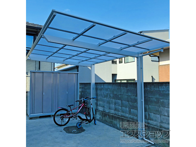 兵庫県三木市ののカーポート ソリッドポート 積雪〜20cm対応 施工例