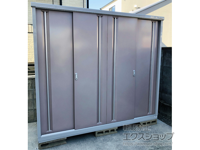 兵庫県三木市のの物置・屋外倉庫 シンプリー 一般型 2160×905×1903（MJX-219EP） MJX-219EP-AR 施工例