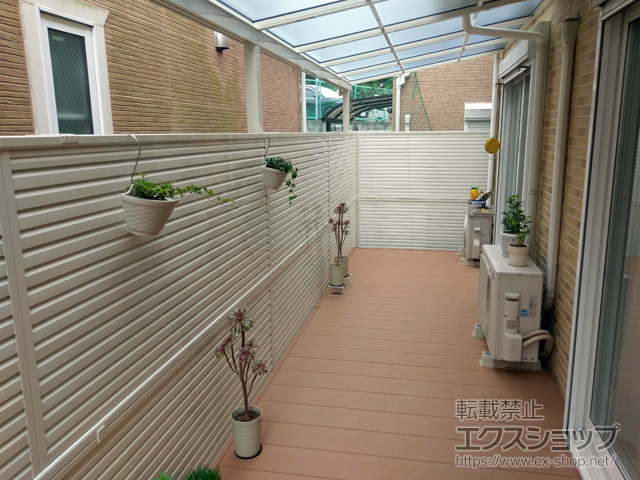 東京都日野市ののウッドデッキ リウッドデッキ 200 施工例