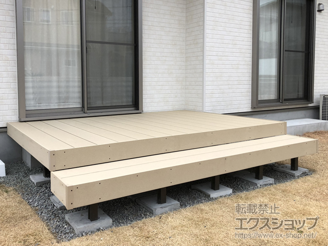 神奈川県横浜市ののウッドデッキ 樹ら楽ステージ 施工例