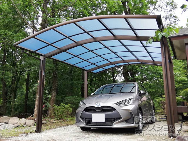 栃木県那須塩原市ののカーポート レイナツインポートグラン　積雪〜20cm対応 施工例