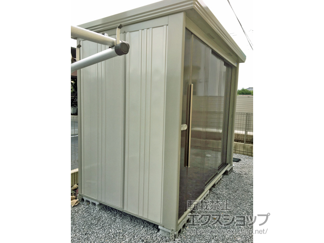 群馬県太田市のの物置・屋外倉庫 Mr.ストックマンダンディ 一般型 結露減少型 2532×1406×2110 ND-Z2514-B 施工例