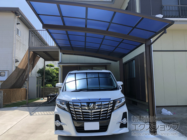宮崎県日向市ののカーポート レイナポートグラン　積雪〜20cm対応 施工例