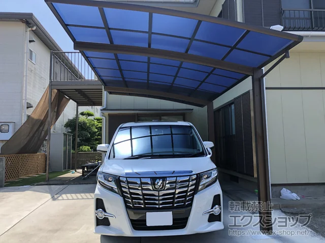 宮崎県日向市のYKKAPのカーポート レイナポートグラン　積雪～20cm対応 施工例