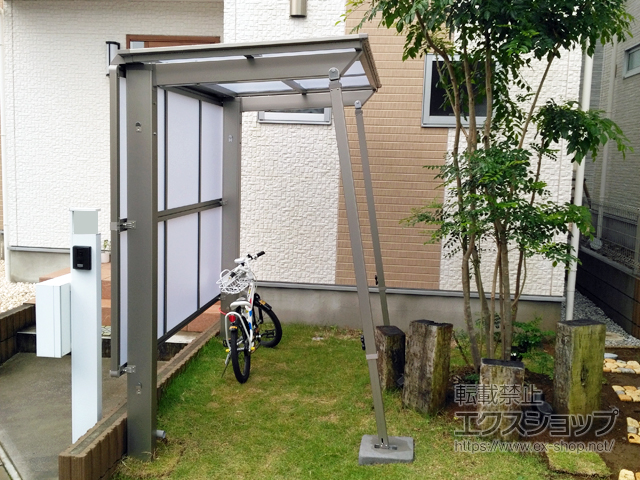 千葉県千葉市ののテラス屋根 フーゴF 独立テラスタイプ 単体 積雪〜20cm対応 施工例