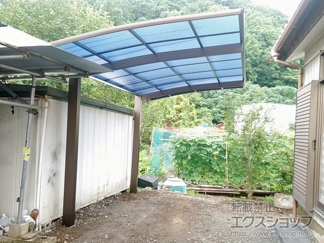 栃木県佐野市ののカーポート プレシオスポート 積雪〜20cm対応 施工例