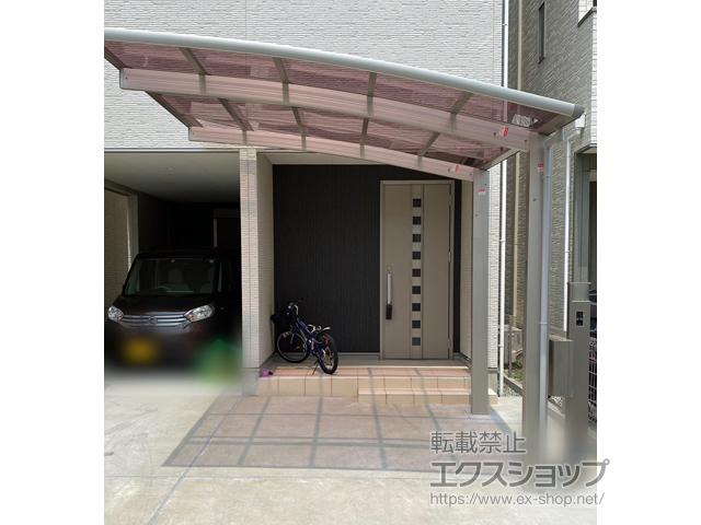 大阪府豊中市ののカーポート レイナポートグラン　積雪〜20cm対応 施工例