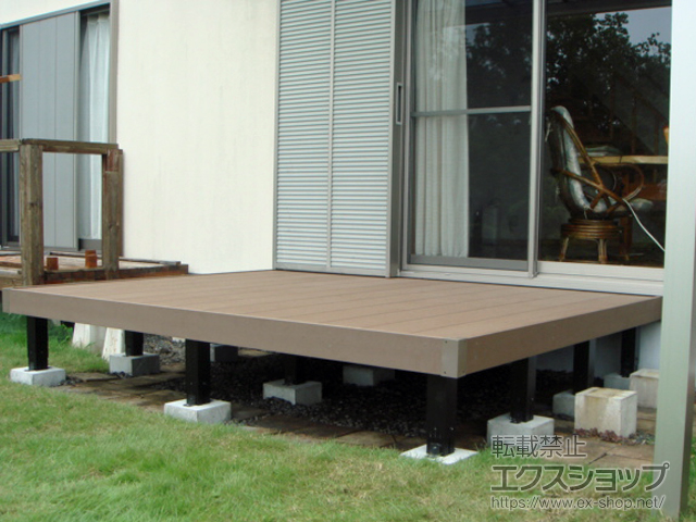 静岡県伊東市ののウッドデッキ マージウッドデッキ 施工例