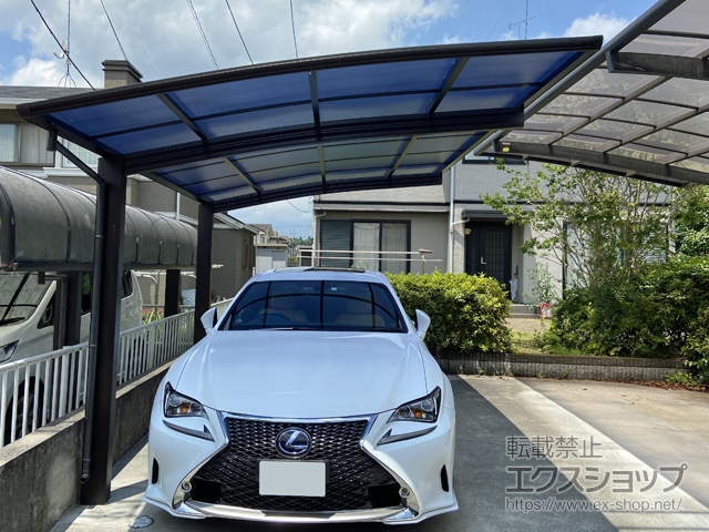 栃木県宇都宮市ののカーポート プレシオスポート 積雪〜20cm対応 施工例