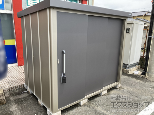 福岡県筑後市のの物置・屋外倉庫 エスケーエイト SK8-100 一般型 2200×1600×1940 SK8-100-GK 施工例