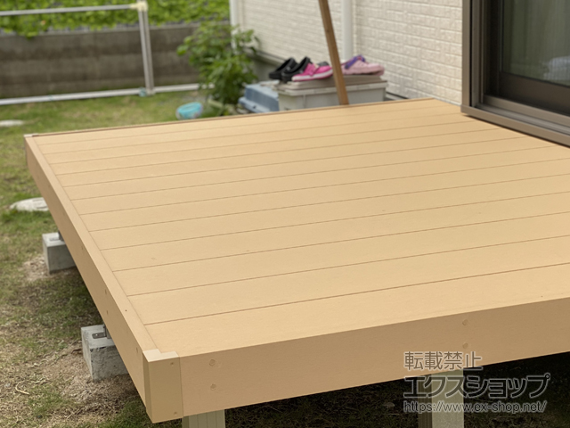 福岡県福岡市ののウッドデッキ リウッドデッキ 200 施工例