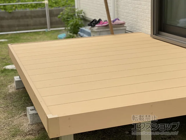 福岡県福岡市のYKKAPのウッドデッキ リウッドデッキ 200 施工例