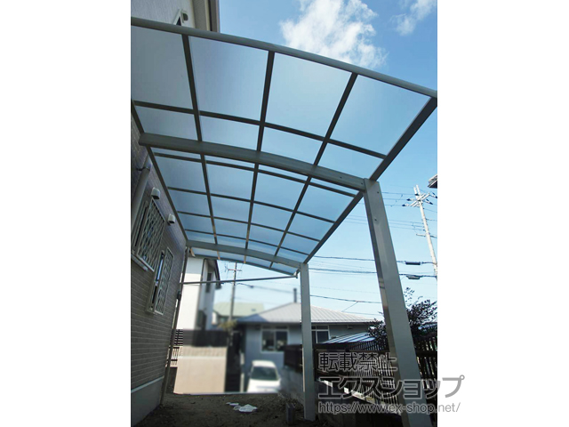 京都府亀岡市ののカーポート レイナポートグラン　積雪〜20cm対応 施工例