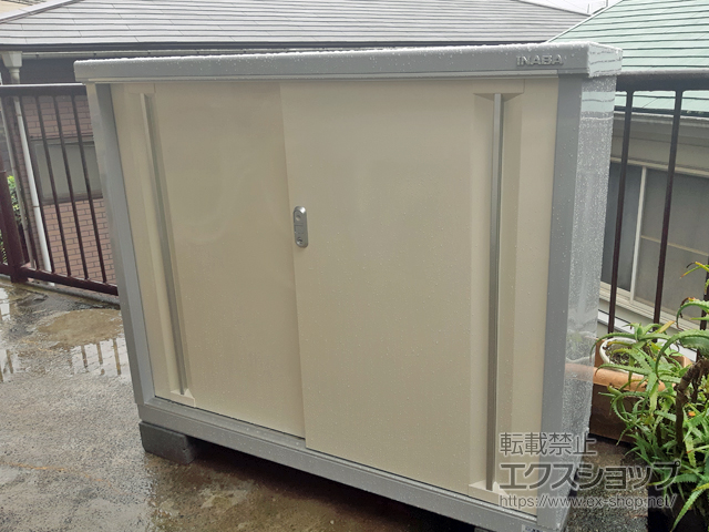 神奈川県横須賀市のの物置・屋外倉庫 シンプリー 一般型 1320×515×1103（MJX-135B-P） MJX-135B-P-FW 施工例